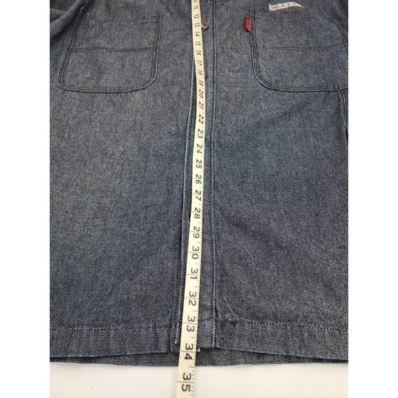 History Iceberg Denim Jean Trucker Jacket Italy Size XL - Picture 10 of 10